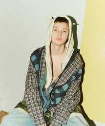 DISCOVERED DEVIL EAR DAMAGE HOODIE