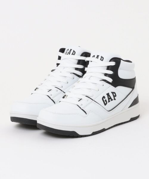 GAP（ギャップ）の「《GAP》ｼｭｰｽﾞ GPU22342（スニーカー・メンズ・ホワイト×グリーン/ホワイト×グレー/ホワイト×ブラック/ブラック×ホワイト・26.0cm/25.0cm/24.0cm/28.0cm/27.0cm/23.0cm）」の3枚目の写真