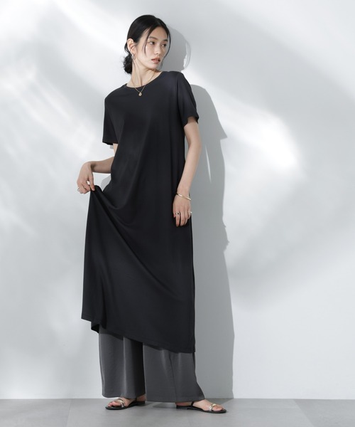 セール】Anti Soaked(R) 汗染み防止フレアワンピース