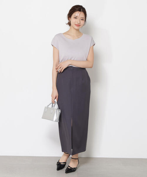 PROPORTION BODY DRESSING(プロポーションボディドレッシング)の「ハートカットフレンチ総針ニット / 1215170500(ニット/セーター・レディース・グレー/ピンク/ライトグリーン/ホワイト系その他・FREE)」の16枚目の写真