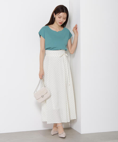 PROPORTION BODY DRESSING(プロポーションボディドレッシング)の「ハートカットフレンチ総針ニット / 1215170500(ニット/セーター・レディース・グレー/ピンク/ライトグリーン/ホワイト系その他・FREE)」の8枚目の写真