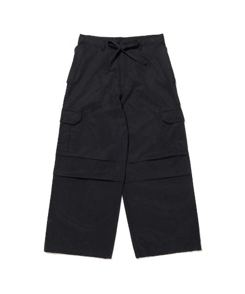 STUDIO SEVEN(スタジオ セブン)の「Logo Print Cargo Pants【STUDIOSEVEN/スタジオセブン】(カーゴパンツ・メンズ・ブラック・MEDIUM/LARGE)」の2枚目の写真