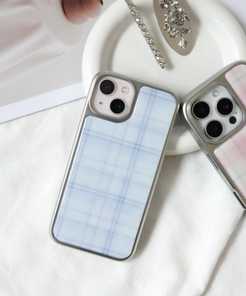 Port / ポート 】 チェック柄 iPhoneケース ( iPhone 13 / 13pro / 14