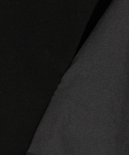 NICOLE white（ニコルホワイト）の「異素材使い配色ZIPパーカー（パーカー・レディース・チャコール/ブラック/グレー・FREE）」の10枚目の写真