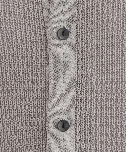 tk.TAKEO KIKUCHI(ティーケータケオキクチ)の「リネンライクニットポロシャツ(ニット/セーター・メンズ・ブルー/ブラック/ライトグレー・04/03/02)」の22枚目の写真