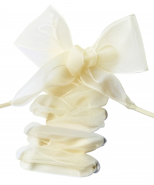 paravion（パラビオン）の「オーガンジーリボン靴紐（シューズアクセサリー・レディース・ホワイト/ブラック/ブルー/イエロー/ピンク・FREE）」の9枚目の写真