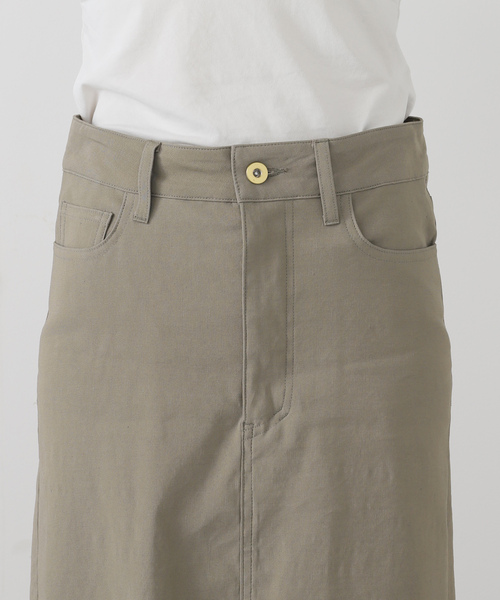 セール】*STRETCH TWILL B/FLARE スカート（スカート