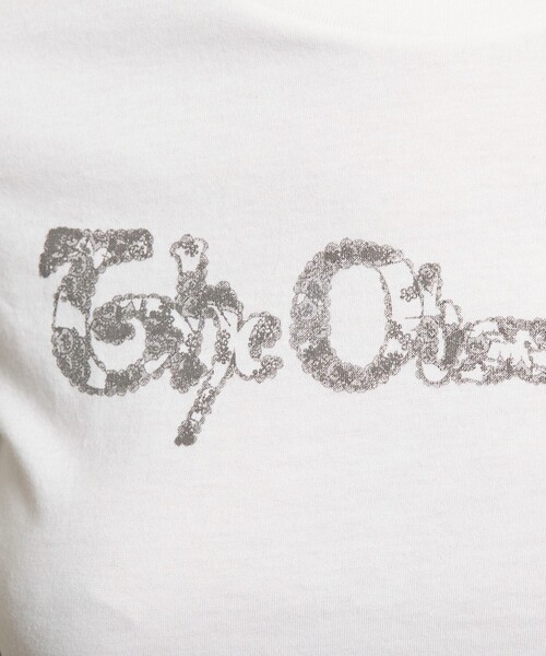 ATTISESSION(アティセッション)の「<ATTISESSION>OBSESSION コットン Tシャツ(Tシャツ/カットソー・レディース・オフホワイト/グレー・FREE)」の14枚目の写真