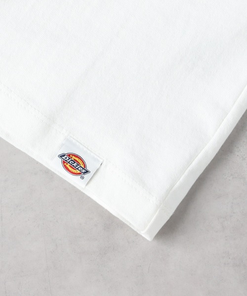 Right-on(ライトオン)の「Dickies(ディッキーズ)【レディース】ワンポイントリンガーTシャツ(Tシャツ/カットソー・レディース・ブラック/オフホワイト・L/M)」の8枚目の写真