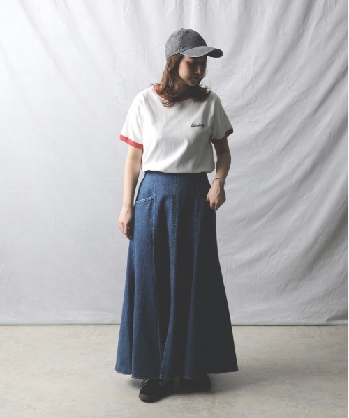 Right-on(ライトオン)の「Dickies(ディッキーズ)【レディース】ワンポイントリンガーTシャツ(Tシャツ/カットソー・レディース・ブラック/オフホワイト・L/M)」の11枚目の写真