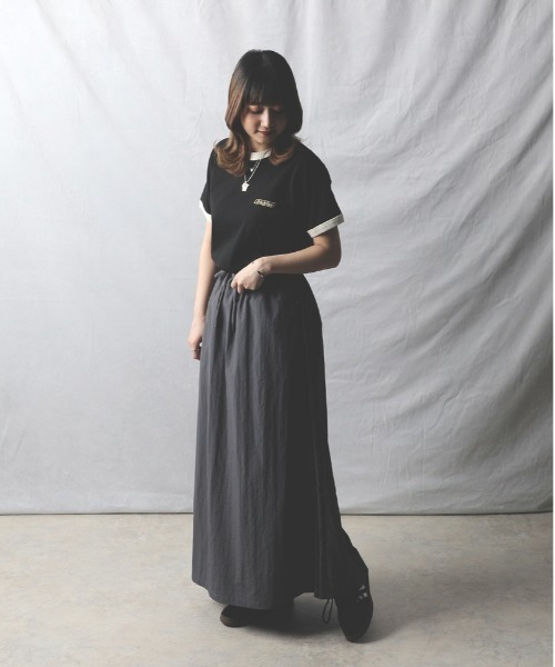 Right-on(ライトオン)の「Dickies(ディッキーズ)【レディース】ワンポイントリンガーTシャツ(Tシャツ/カットソー・レディース・ブラック/オフホワイト・L/M)」の17枚目の写真