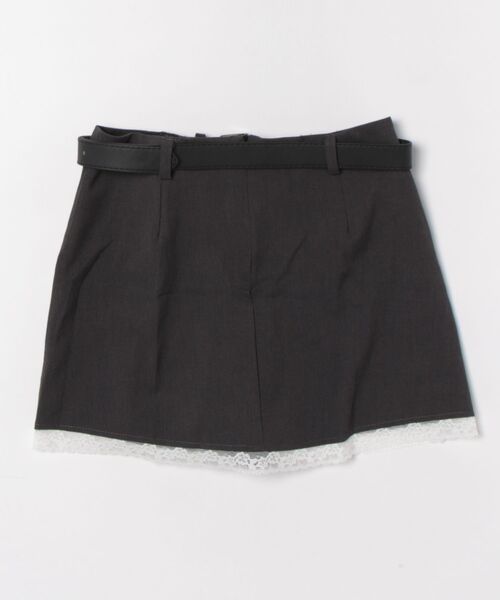 HOOK(フック)の「レースヘムスカートパンツ(スカート・レディース・ブラック/グレー・LARGE/MEDIUM/SMALL)」の21枚目の写真