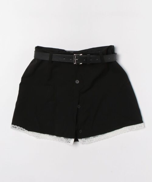 HOOK(フック)の「レースヘムスカートパンツ(スカート・レディース・ブラック/グレー・LARGE/MEDIUM/SMALL)」の22枚目の写真