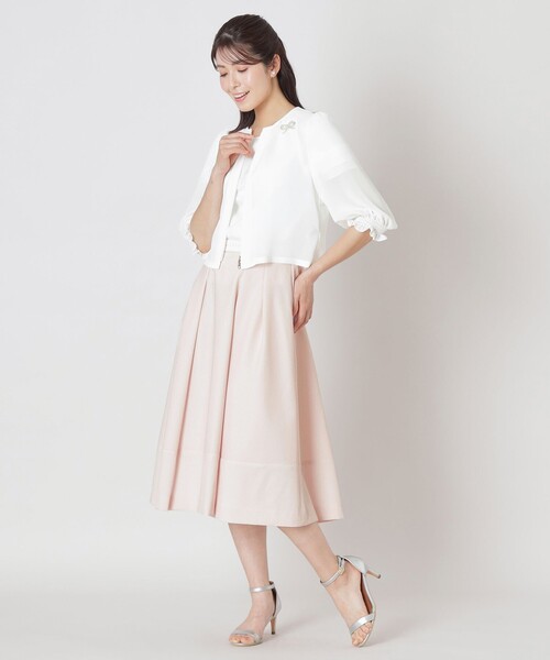 TO BE CHIC（トゥー ビー シック）の「シアサッカー ストライプスカート（スカート・レディース・ダークネイビー/ピンク系その他2・42/40）」の7枚目の写真