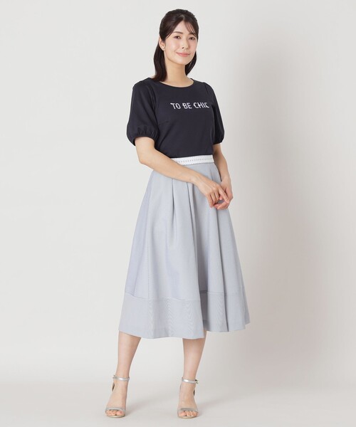 TO BE CHIC（トゥー ビー シック）の「シアサッカー ストライプスカート（スカート・レディース・ダークネイビー/ピンク系その他2・42/40）」の8枚目の写真