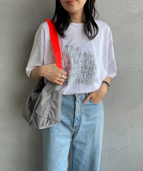 FUNG（ファング）の「[FUNG/ファング] JOURNEY カットオフ プリントＴシャツ（Tシャツ/カットソー・レディース・ホワイト・M）」の3枚目の写真