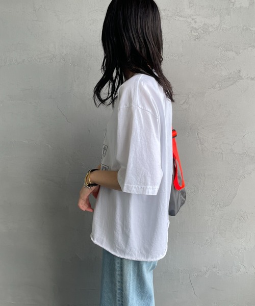 FUNG（ファング）の「[FUNG/ファング] JOURNEY カットオフ プリントＴシャツ（Tシャツ/カットソー・レディース・ホワイト・M）」の8枚目の写真