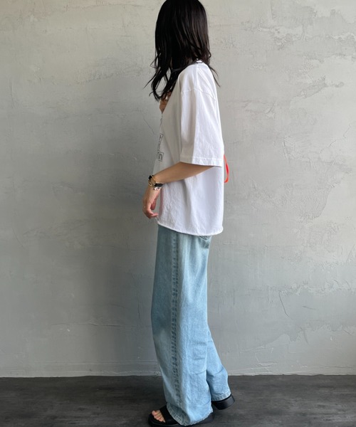 FUNG（ファング）の「[FUNG/ファング] JOURNEY カットオフ プリントＴシャツ（Tシャツ/カットソー・レディース・ホワイト・M）」の11枚目の写真