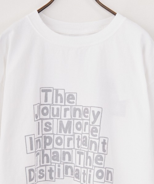 FUNG（ファング）の「[FUNG/ファング] JOURNEY カットオフ プリントＴシャツ（Tシャツ/カットソー・レディース・ホワイト・M）」の17枚目の写真