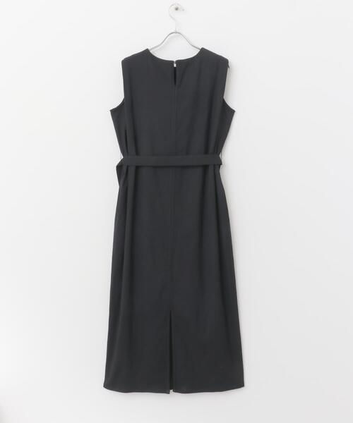 セール】接触冷感リネン混ストレートワンピース（ワンピース）｜URBAN