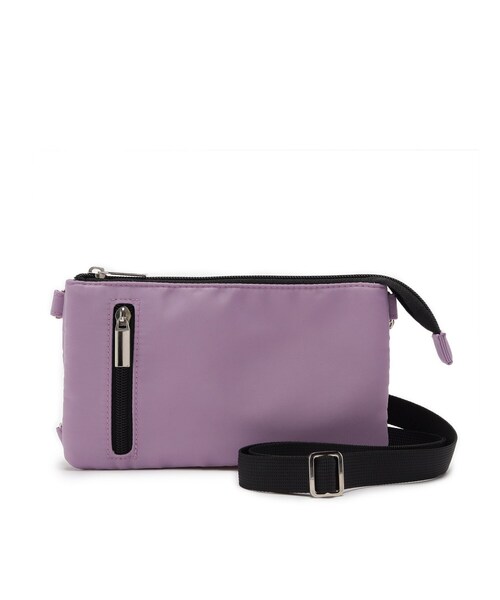 SHOO・LA・RUE（シューラルー）の「【撥水】2層ミニショルダーバッグ（ショルダーバッグ・レディース・ブラック/ダークグレー/ライトパープル・00）」の12枚目の写真