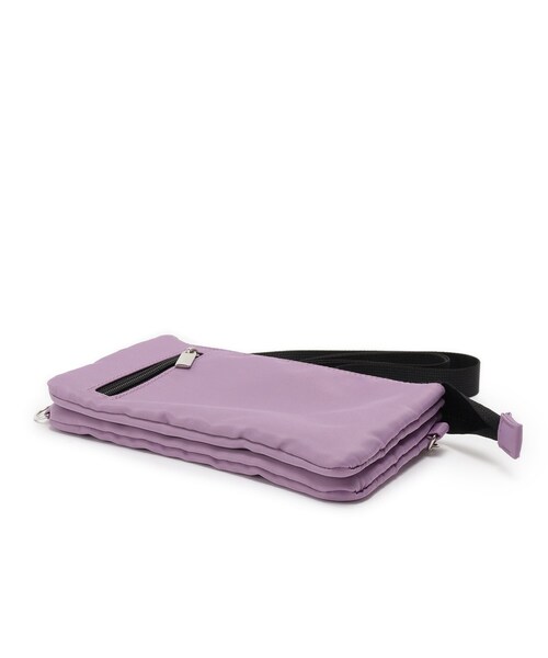 SHOO・LA・RUE（シューラルー）の「【撥水】2層ミニショルダーバッグ（ショルダーバッグ・レディース・ブラック/ダークグレー/ライトパープル・00）」の15枚目の写真