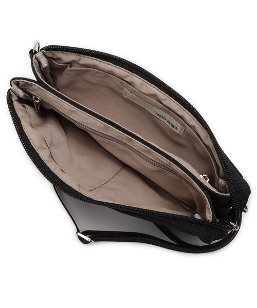 SHOO・LA・RUE（シューラルー）の「【撥水】2層ミニショルダーバッグ（ショルダーバッグ・レディース・ブラック/ダークグレー/ライトパープル・00）」の18枚目の写真