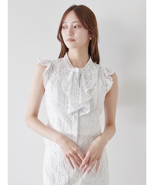 SNIDEL（スナイデル）の「レースブラウス（シャツ/ブラウス）」 - WEAR