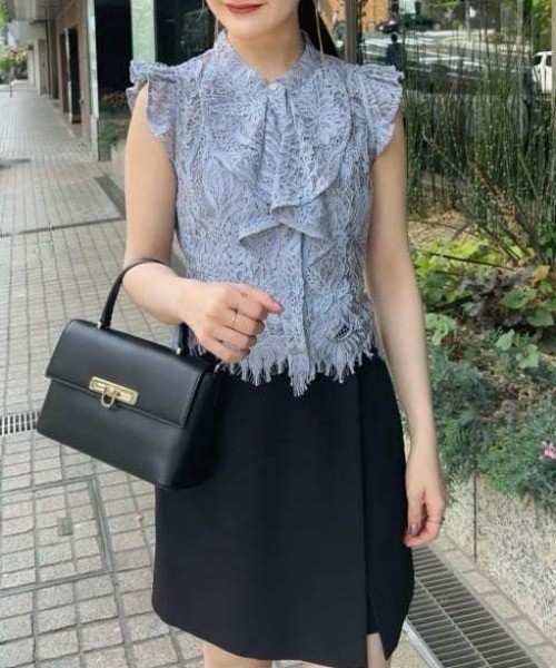 SNIDEL（スナイデル）の「レースブラウス（シャツ/ブラウス）」 - WEAR