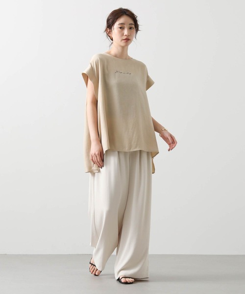 Gready Brilliant（グレディブリリアン）の「ライトサテンロゴフレンチブラウス（シャツ/ブラウス・レディース・ベージュ/アイボリー・FREE）」の20枚目の写真