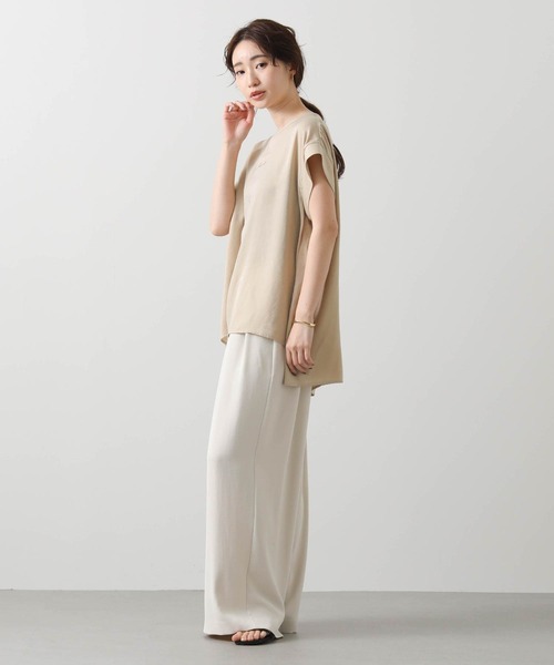 Gready Brilliant（グレディブリリアン）の「ライトサテンロゴフレンチブラウス（シャツ/ブラウス・レディース・ベージュ/アイボリー・FREE）」の21枚目の写真