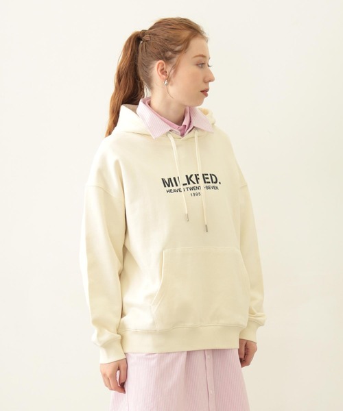 パーカー MILKFED. - MILKFED. STENCIL LOGO WIDE SWEAT HOODIE STENCIL LOGO WIDE SWEAT HOODIE（パーカー）｜MILKFED.（ミルク