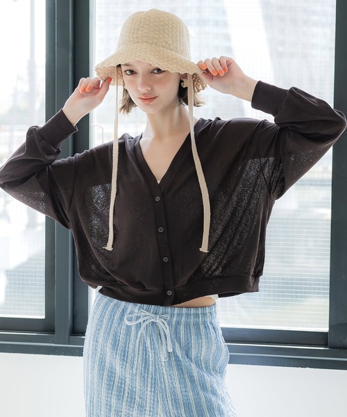 シアージョーゼットカーディガン（カーディガン/ボレロ）｜coca