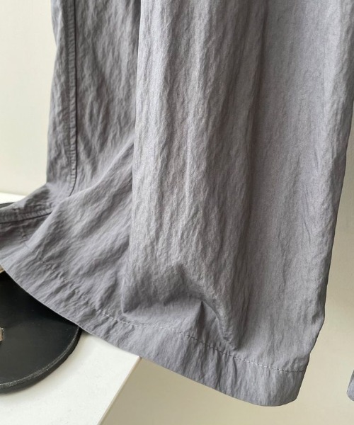Forcement(フォースメント)の「ラフ加工ウエストゴムドレープワイドパンツ(その他パンツ・レディース・チャコールグレー/ブラック/アイボリー/ダークグレー・FREE)」の15枚目の写真