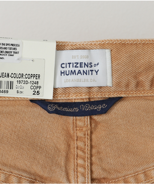 Citizens of humanity(シチズンズオブヒューマニティー)の「【CITIZENS of HUMANITY】HORSESHOE JEAN IN T(デニムパンツ・レディース・キャメル・25/26/27/28)」の4枚目の写真