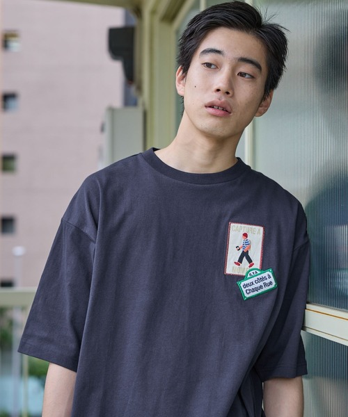 セール】ワッペンモチーフクラフトTシャツ（Tシャツ/カットソー