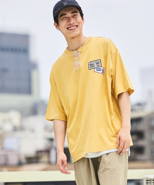 セール】ワッペンモチーフクラフトTシャツ（Tシャツ/カットソー