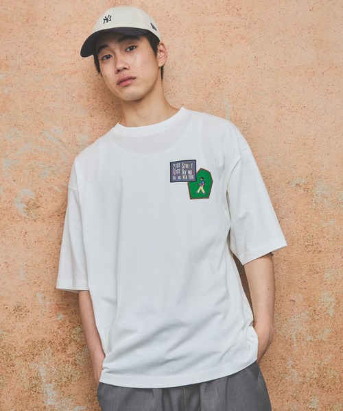 セール】ワッペンモチーフクラフトTシャツ（Tシャツ/カットソー