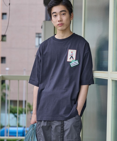セール】ワッペンモチーフクラフトTシャツ（Tシャツ/カットソー