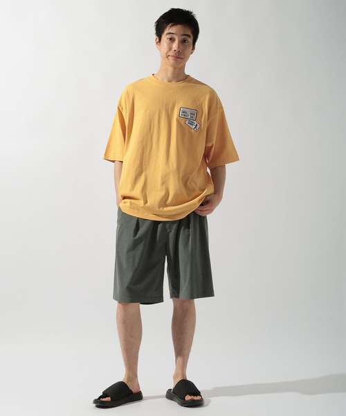 ニコアンド　ワッペンシャツジャケット　スタッフプロデュース　てぃら　迷彩 ニコアンド ワッペンシャツジャケット スタッフプロデュース て