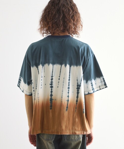 tk.TAKEO KIKUCHI（ティーケータケオキクチ）の「タイダイTシャツ（XSサイズあり）（Tシャツ/カットソー・メンズ・ホワイト系4/ブラック系3/オリーブ系3・00/03/02/01）」の22枚目の写真