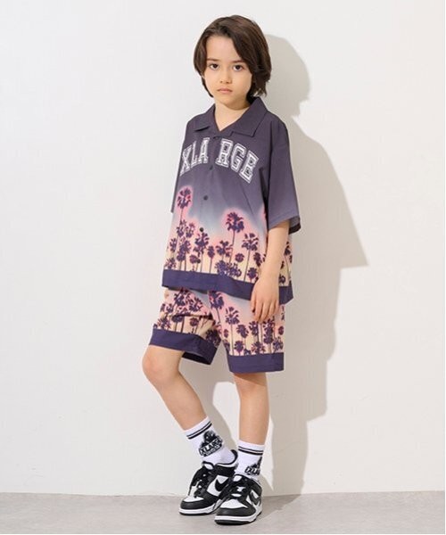 XLARGE KIDS（エクストララージキッズ）の「パームツリーショートパンツ（その他パンツ・キッズ・ブラック/ホワイト・90cm/130cm/110cm/120cm/140cm/100cm）」の14枚目の写真