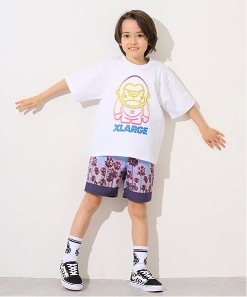 XLARGE KIDS（エクストララージキッズ）の「パームツリーショートパンツ（その他パンツ・キッズ・ブラック/ホワイト・90cm/130cm/110cm/120cm/140cm/100cm）」の16枚目の写真