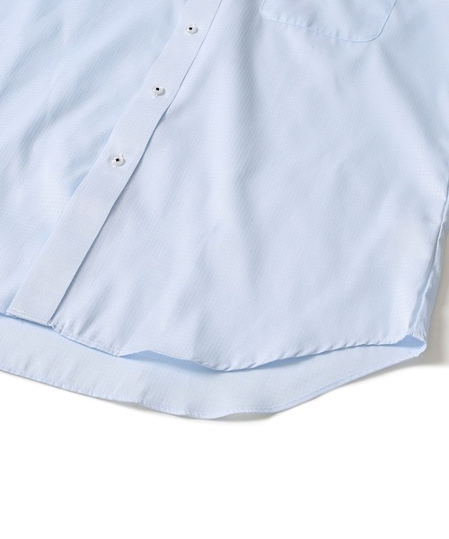 TETE HOMME（テットオム）の「形態安定 アソート T/Cデザインボタンダウンドレスシャツ（ビジネスシャツ・メンズ・ホワイト系1/サックスブルー/ブルー・MEDIUM/X-LARGE/LARGE）」の12枚目の写真
