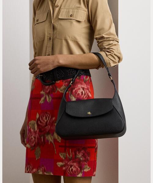 LAUREN RALPH LAUREN(ローレン ラルフ ローレン)の「クロスハッチ ミディアム Schylar ショルダー バッグ(ショルダーバッグ・レディース・ブラック系1・ONE)」の10枚目の写真