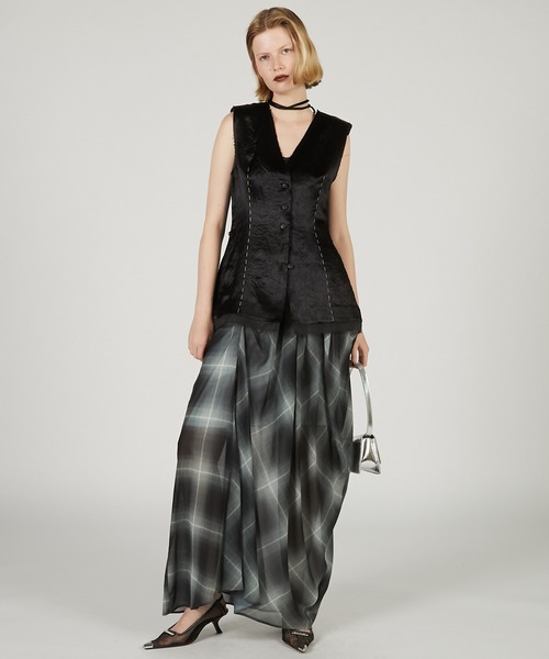 PRANK PROJECT サテン2WAYトップ Satin ２Way Top セール】サテン2WAYトップ / Satin 2Way Top（シャツ/ブラウス