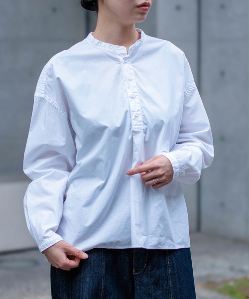 D.M.G / ディーエムジー] 50タイプライター プルオーバーシャツ