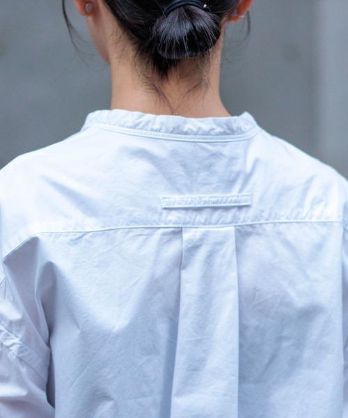 D.M.G.（ドミンゴ）の「[D.M.G / ディーエムジー] 50タイプライター プルオーバーシャツ（シャツ/ブラウス・レディース・ホワイト・2/3）」の17枚目の写真