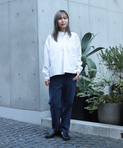 D.M.G.（ドミンゴ）の「[D.M.G / ディーエムジー] 50タイプライター プルオーバーシャツ（シャツ/ブラウス・レディース・ホワイト・2/3）」の22枚目の写真