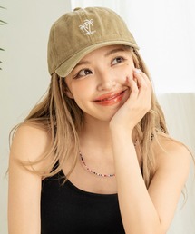 anap mimpi（アナップミンピ）の「パームツリー 刺繍 ウォッシュ加工 キャップ（キャップ）」